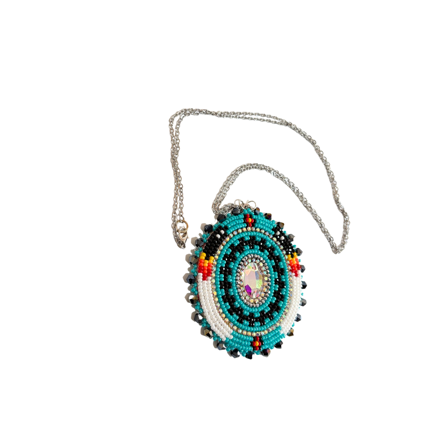 Custom Beadwork Necklace by Dorena Martineau