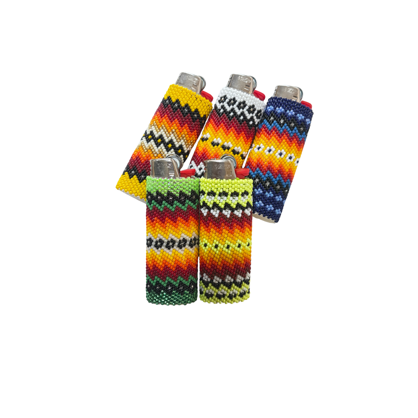 Custom Beadwork Lighters  by Dorena Martineau