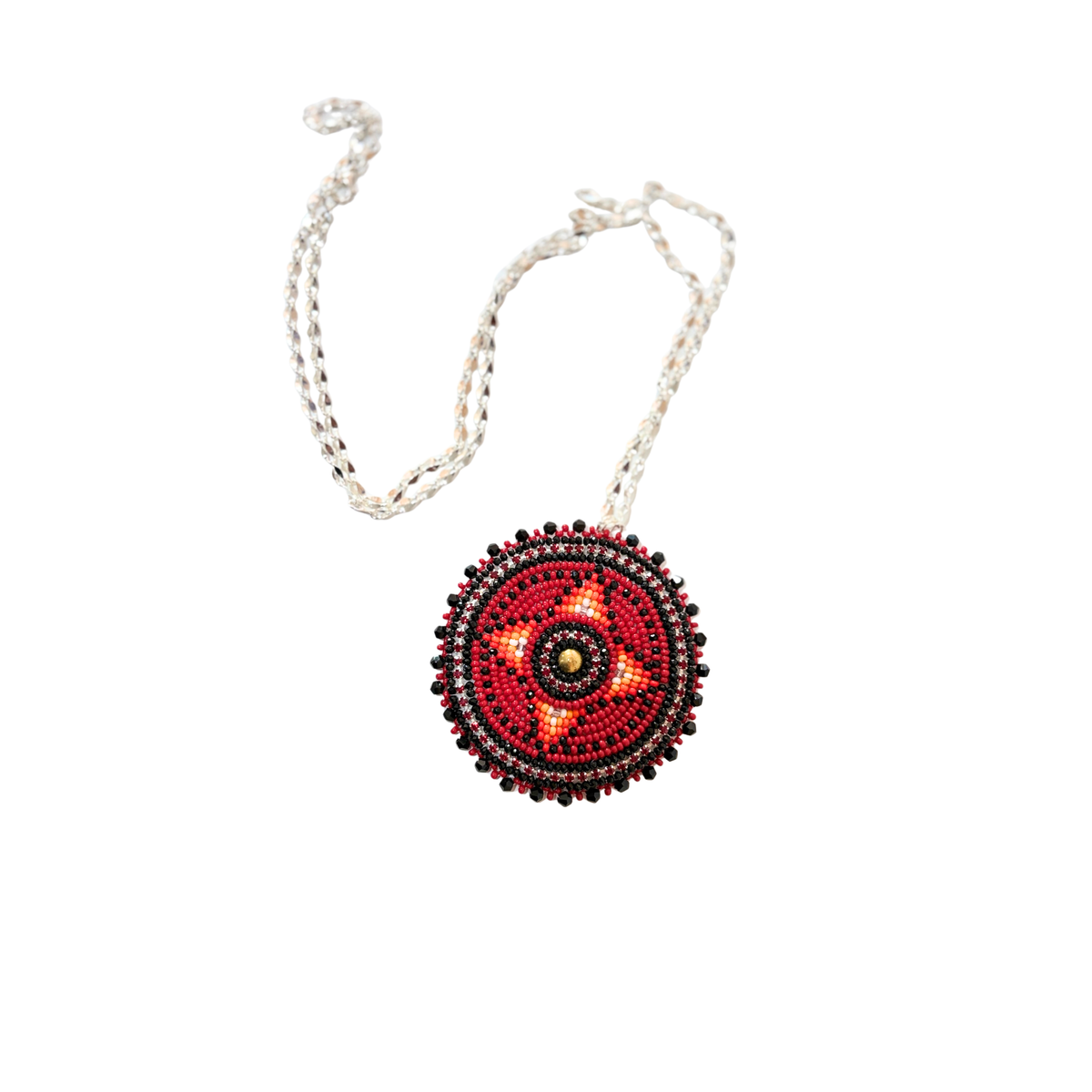 Custom Beadwork Necklace by Dorena Martineau