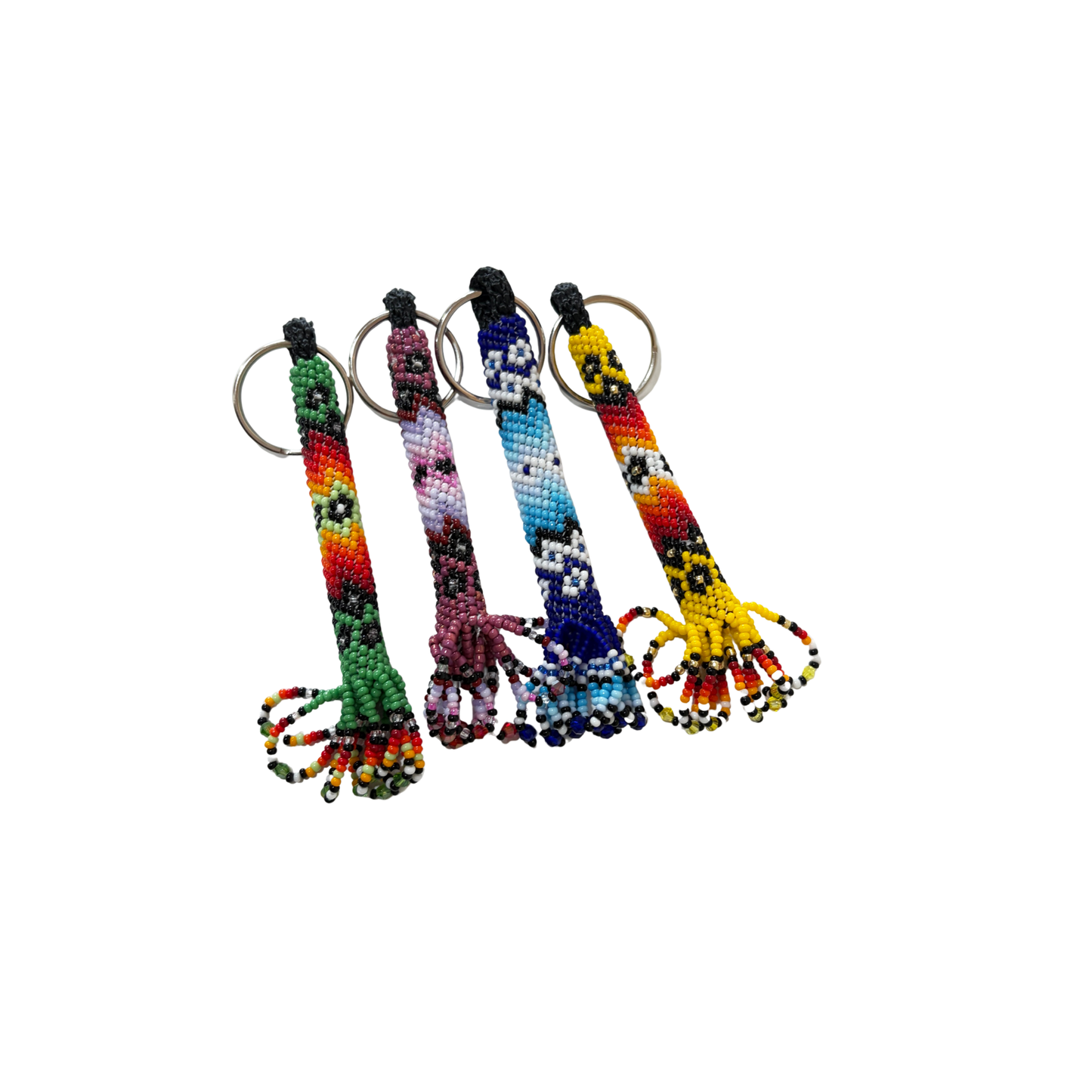 Custom Beadwork Keychains by  Dorena Martineau