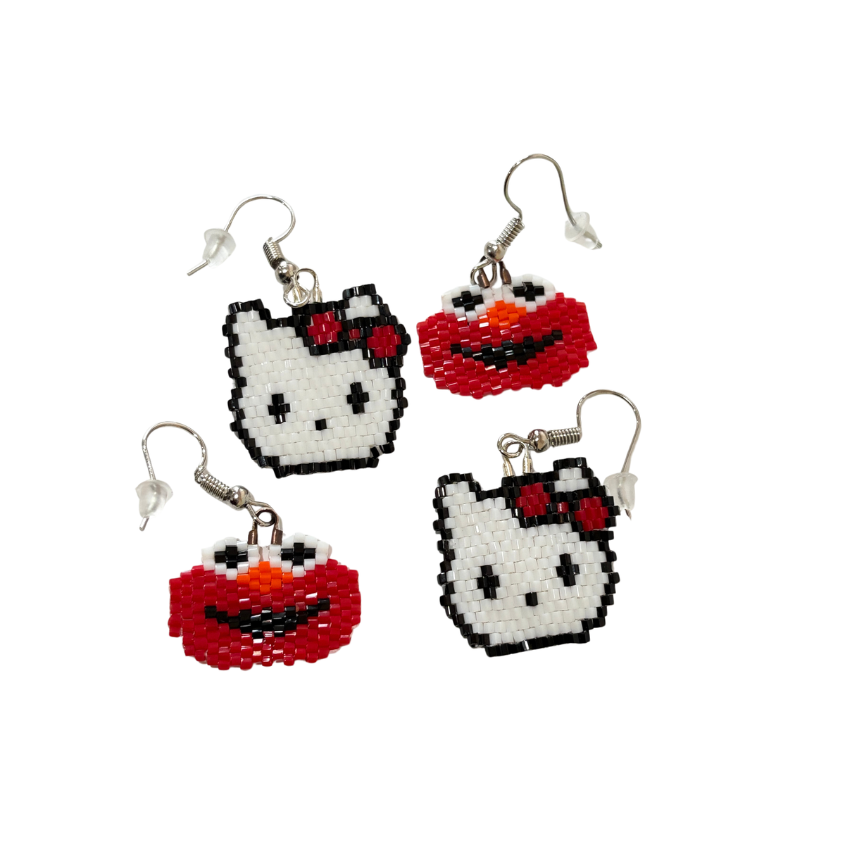 Custom Beadwork Earrings by Dorena Martineau