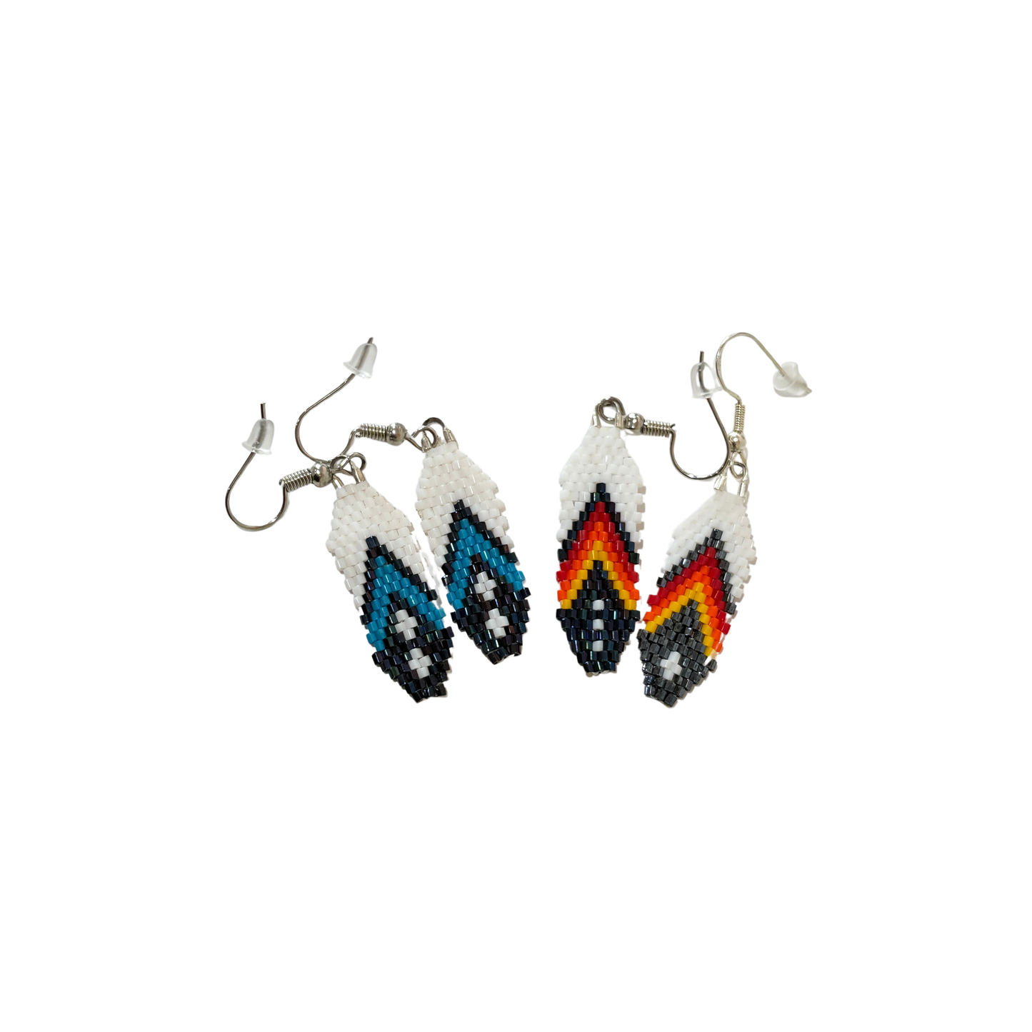 Custom Beadwork Earrings by Dorena Martineau
