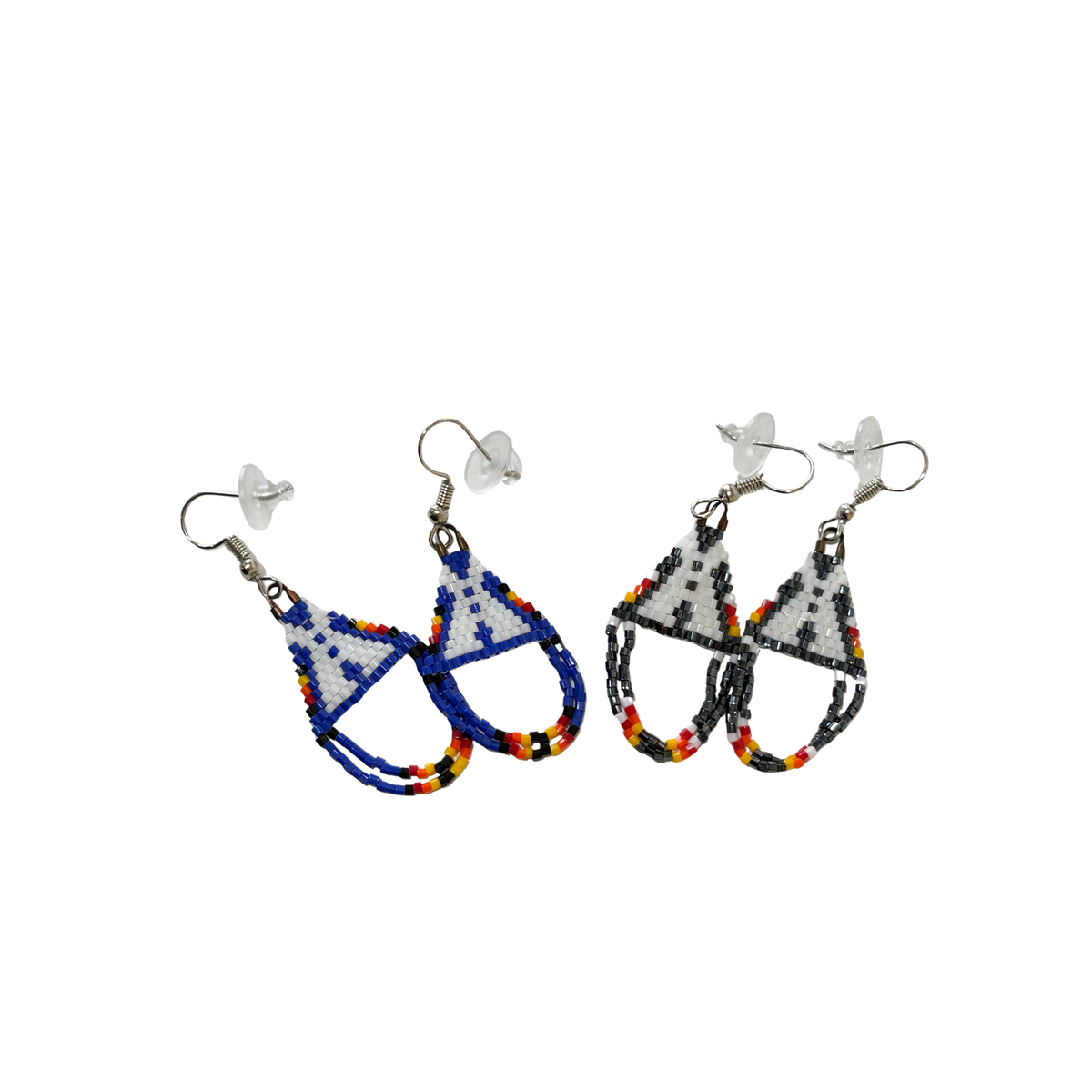 Custom Beadwork Earrings by Dorena Martineau