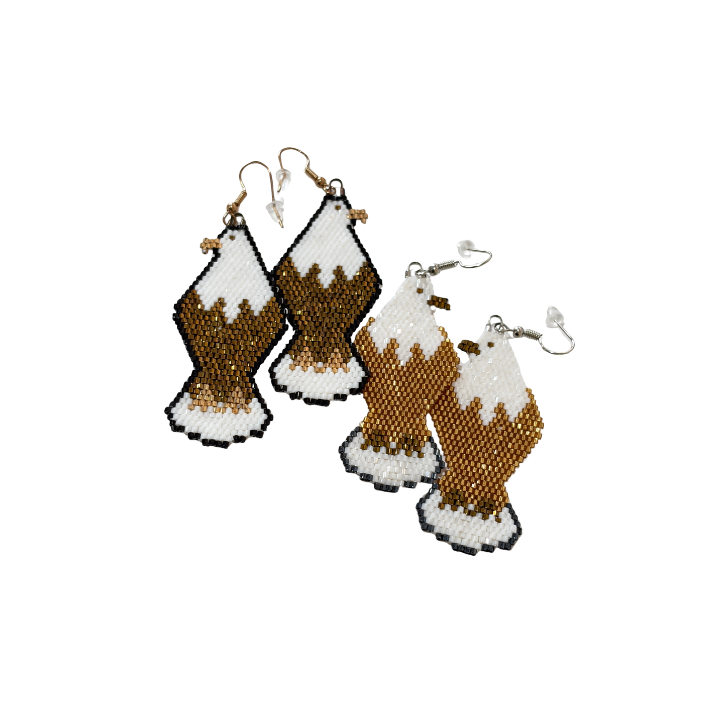 Custom Beadwork Earrings by Dorena Martineau