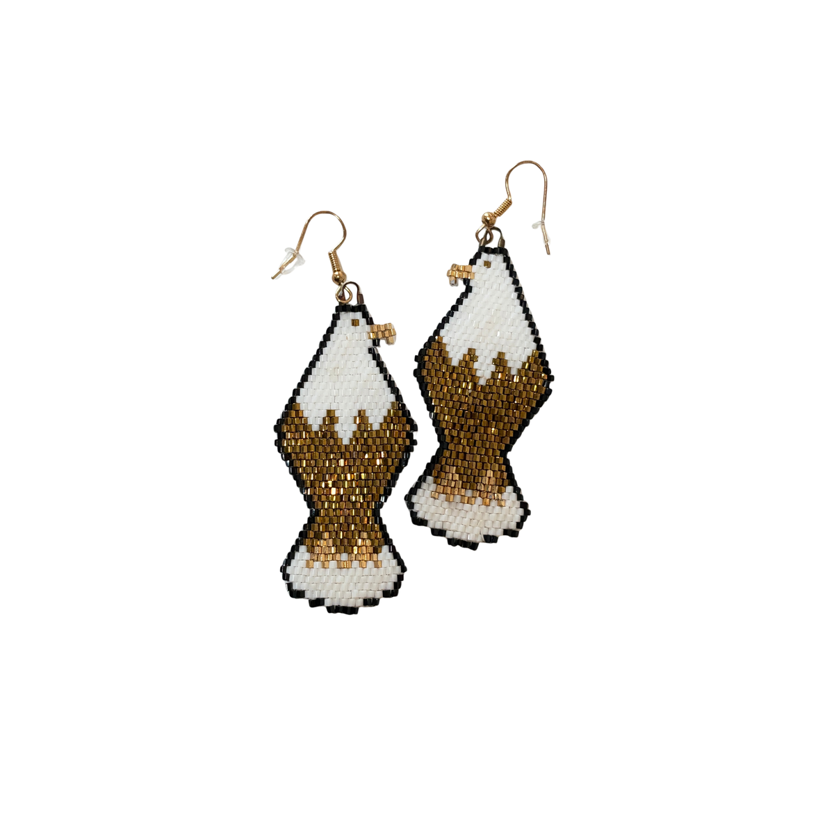 Custom Beadwork Earrings by Dorena Martineau