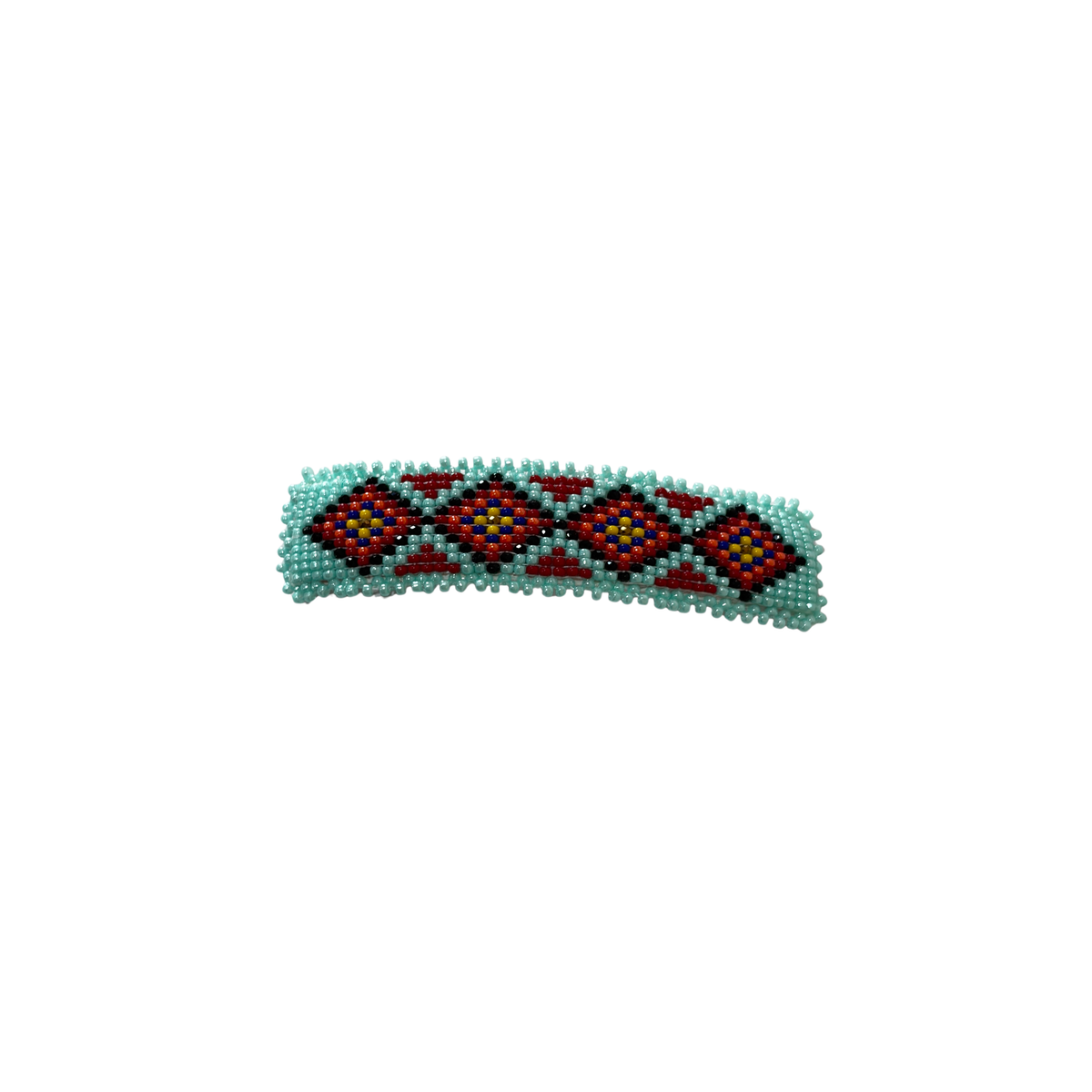 Custom Beadwork Hair Clip by Dorena Martineau