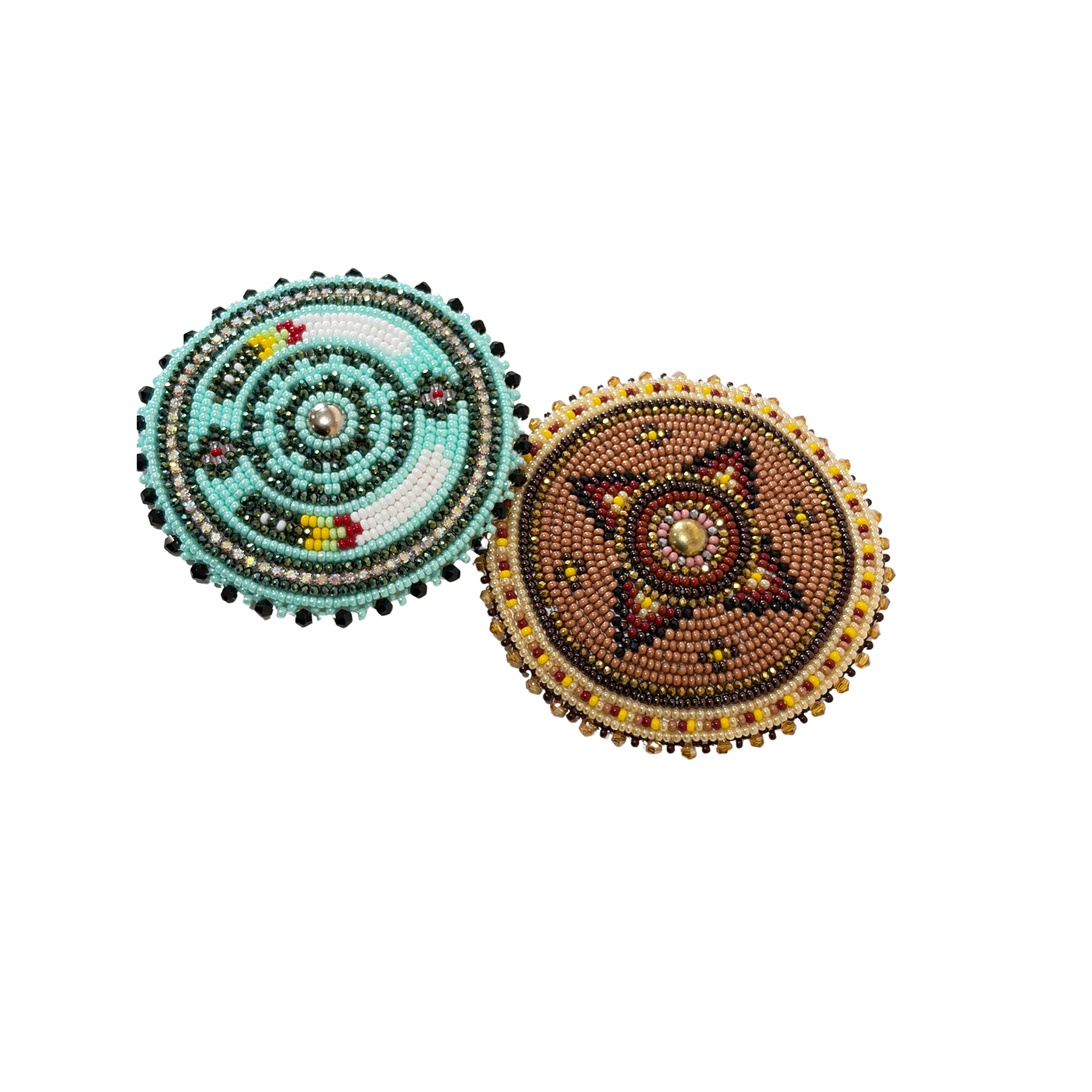 Custom Beadwork Hair Clip by Dorena Martineau