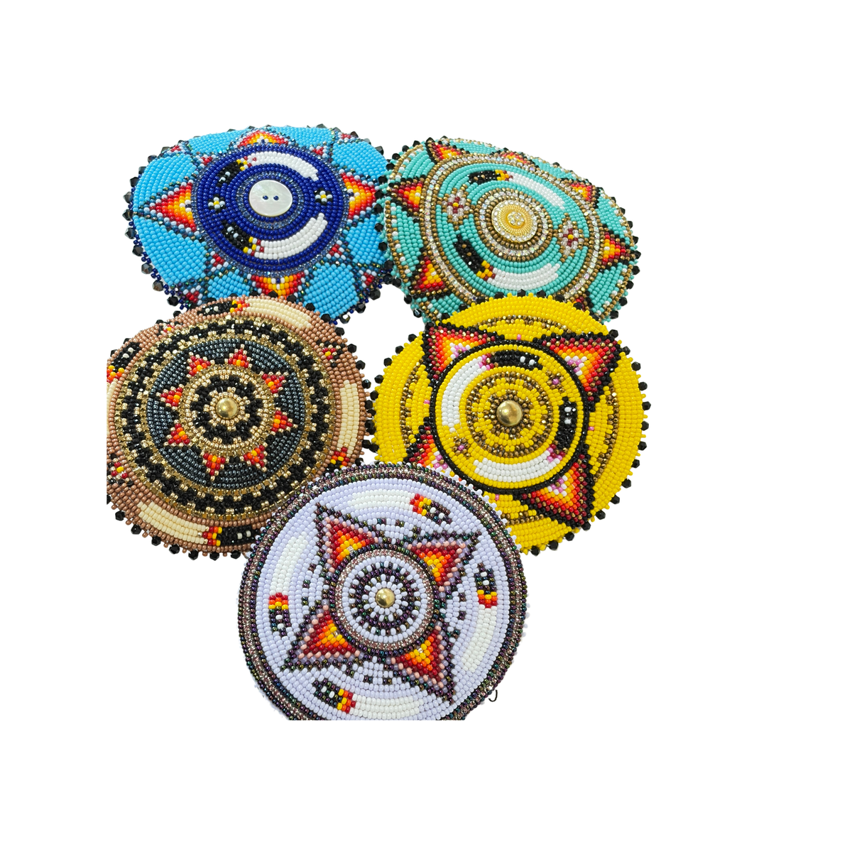 Custom Beadwork Hair Clip by Dorena Martineau