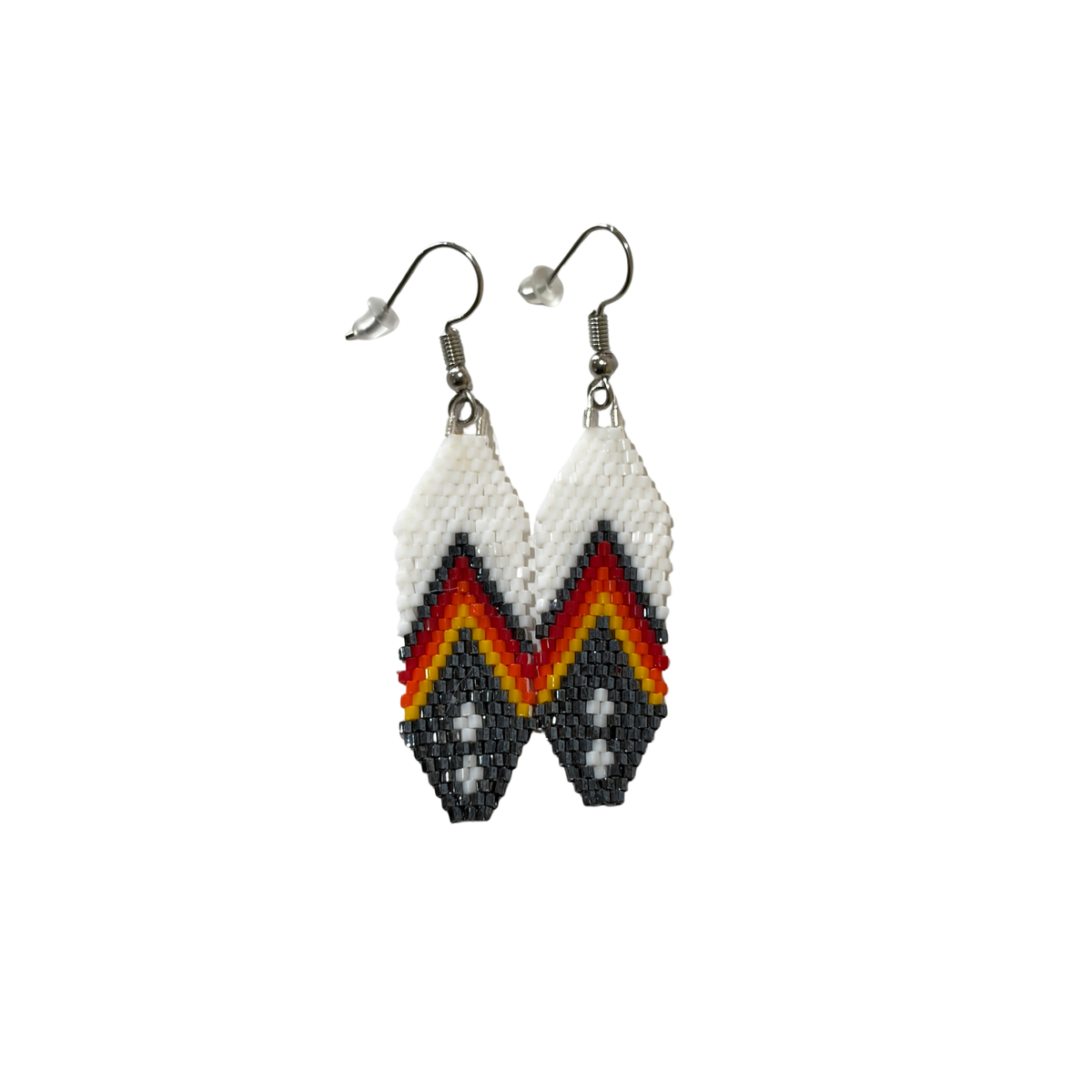 Custom Beadwork Earrings by Dorena Martineau