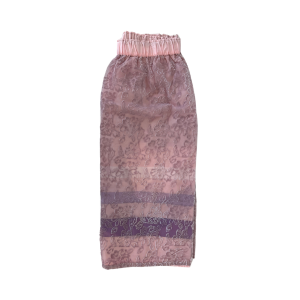 Cotton Overlay Ribbon Skirt by Ashley Begay