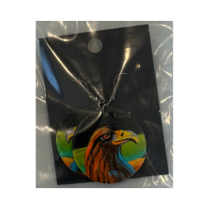 Hand Painted Earrings by Lone Yellowjohn