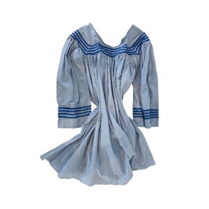 Upcycled Smock Mini Dress  - RAID by Joanne Miles