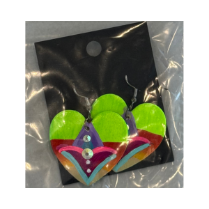 Hand Painted Earrings by Lone Yellowjohn