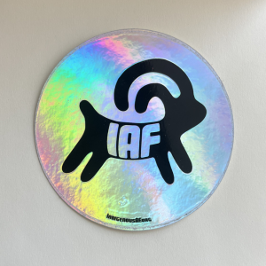 Holographic IAF Ram Sticker