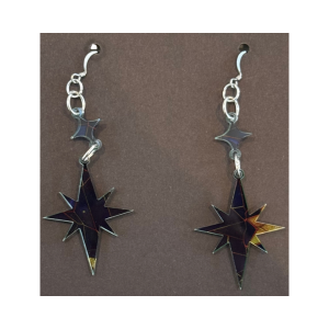 Little Sister Acrylic Earrings by Pueblo Stitch