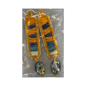 Quillwork Earrings by Lone Yellowjohn