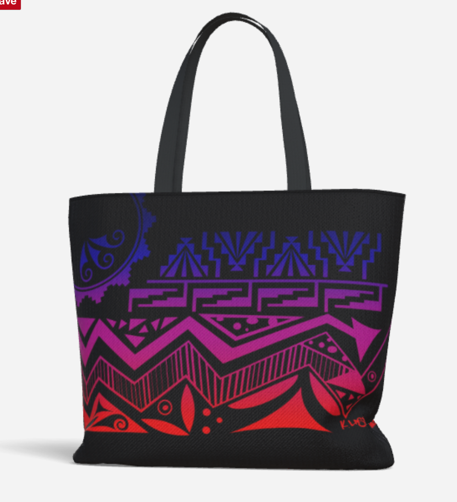 Canvas Market Tote by Pueblo Stitch