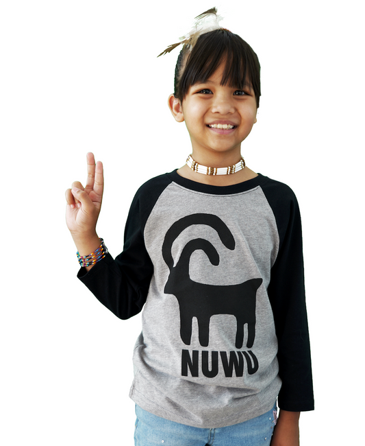 IAF x Nuwu Art  Kids Baseball Style Long-sleeve Shirt