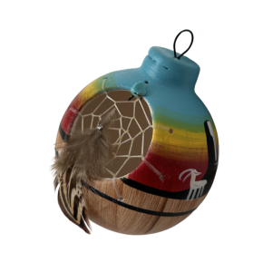 Hand painted Ornament by Bonita Tsosie