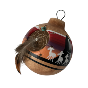 Hand painted Ornament by Bonita Tsosie
