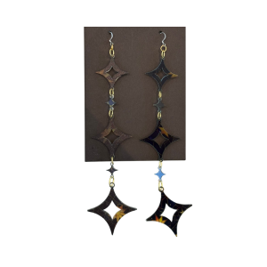 Middle Sister Acrylic Earrings by Pueblo Stitch